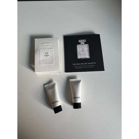 New and Unused Chanel No 5 and Volume and Contour Cream Sample Pack Luxury - Picture 5 of 5